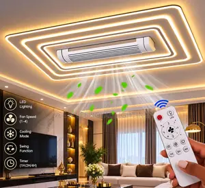 Big Size 1200 AC Fan Light With Remote Control- Living Room, Reception