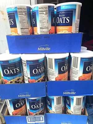 A Carton of Wholegrain Quick Cook Rolled Oat by 6