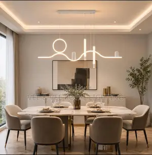 Modern Luxury Led Linear Chandelier - For Dining, Kitchen, Restaurants
