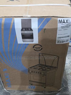Durable Maxi 60×60cm 4-Burner Gas Cooker – Grey | 6060