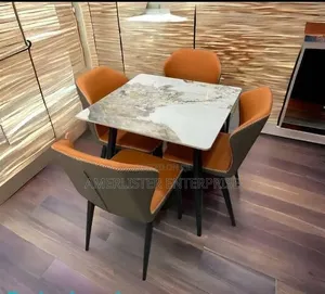 4seater Marble Top Dining Set