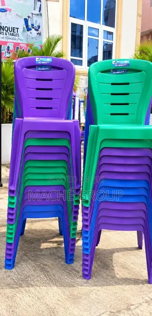 De-Mighty Strong Plastic Chairs - School/Church Chairs - Durable&Stack