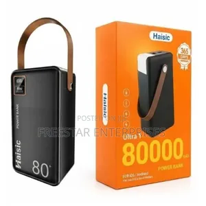 Haisic Ultra 1 80000 Mah Power Bank. 66W Fast Charge.