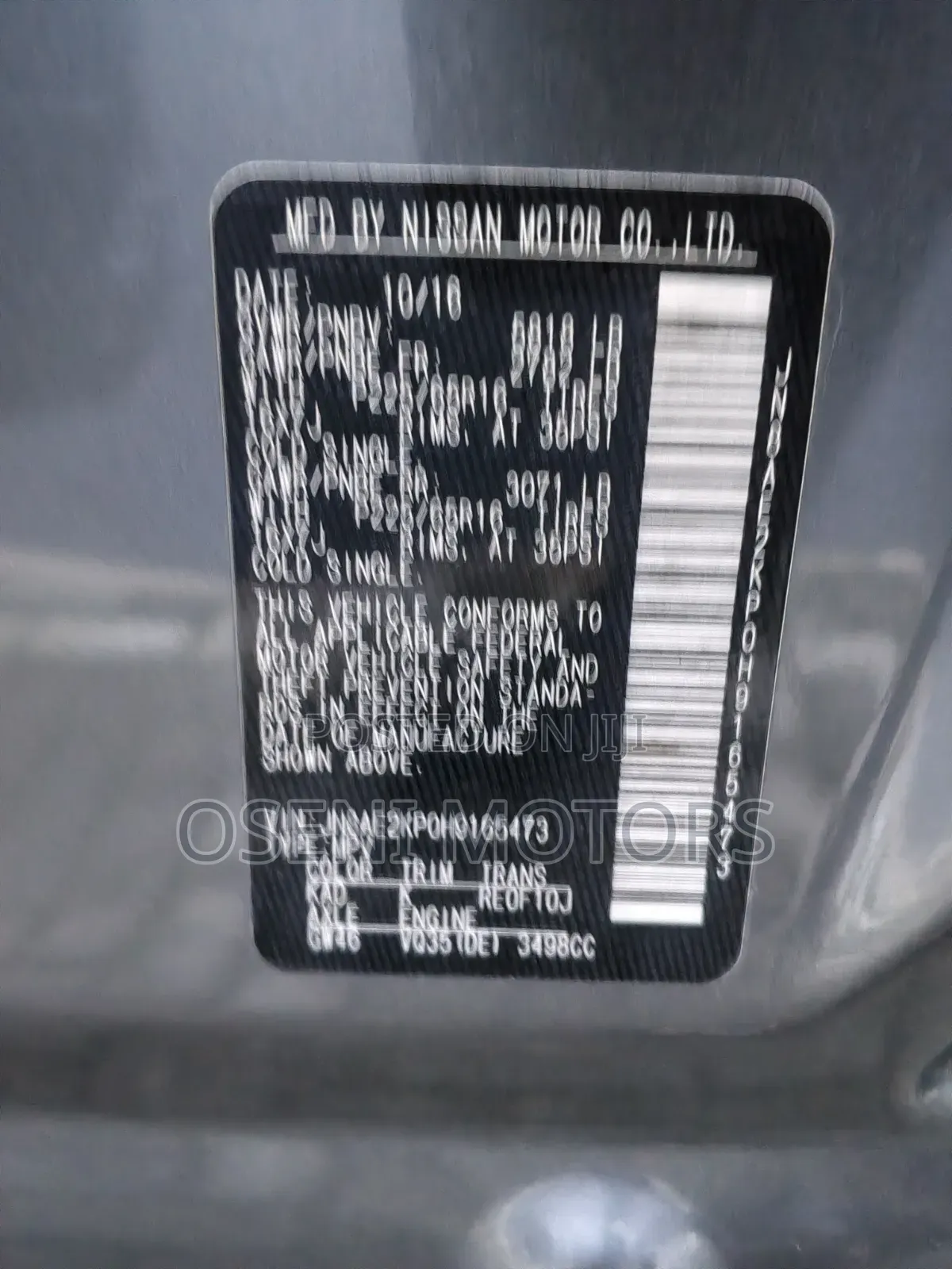 Nissan Quest 2017 Blue