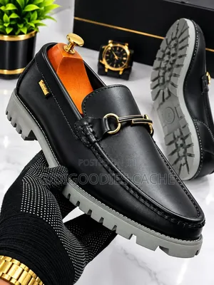 Timberland Loafers With Lug Soles in Black/Gray Size 40-46