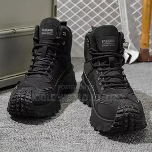Solid Unisex Boots