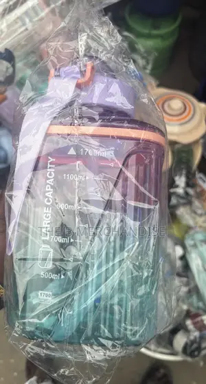 Large Capacity Transparent Water Bottle