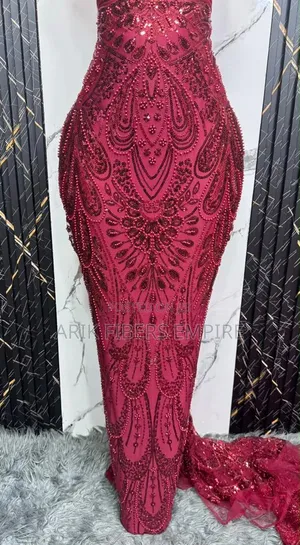 Quality Pocket Friendly Beaded Lace Aso_Ebi