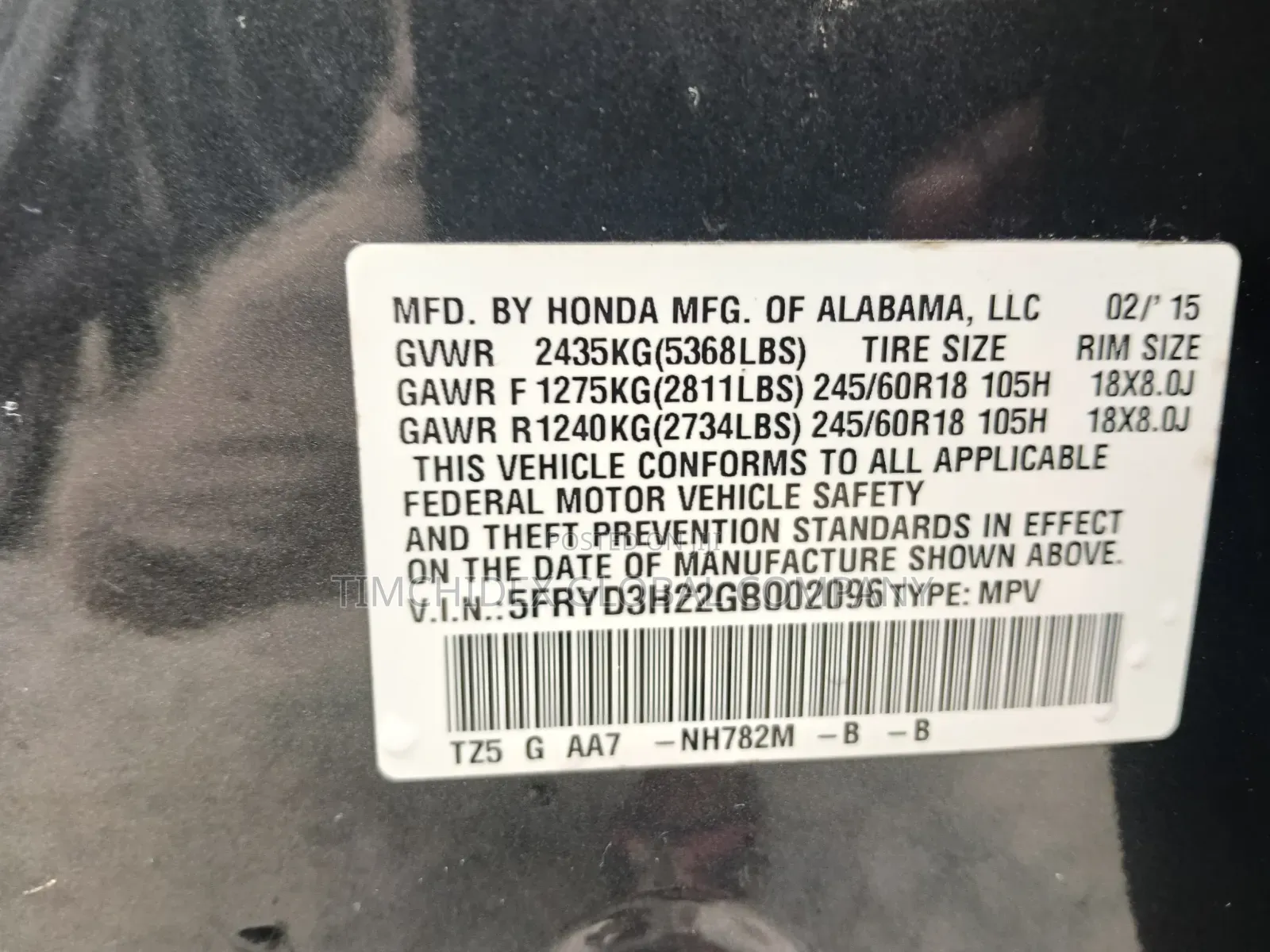 Acura MDX 2015 Gray