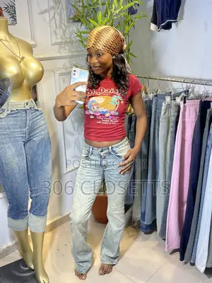 High Quality Low Waist Palazzo Jeans