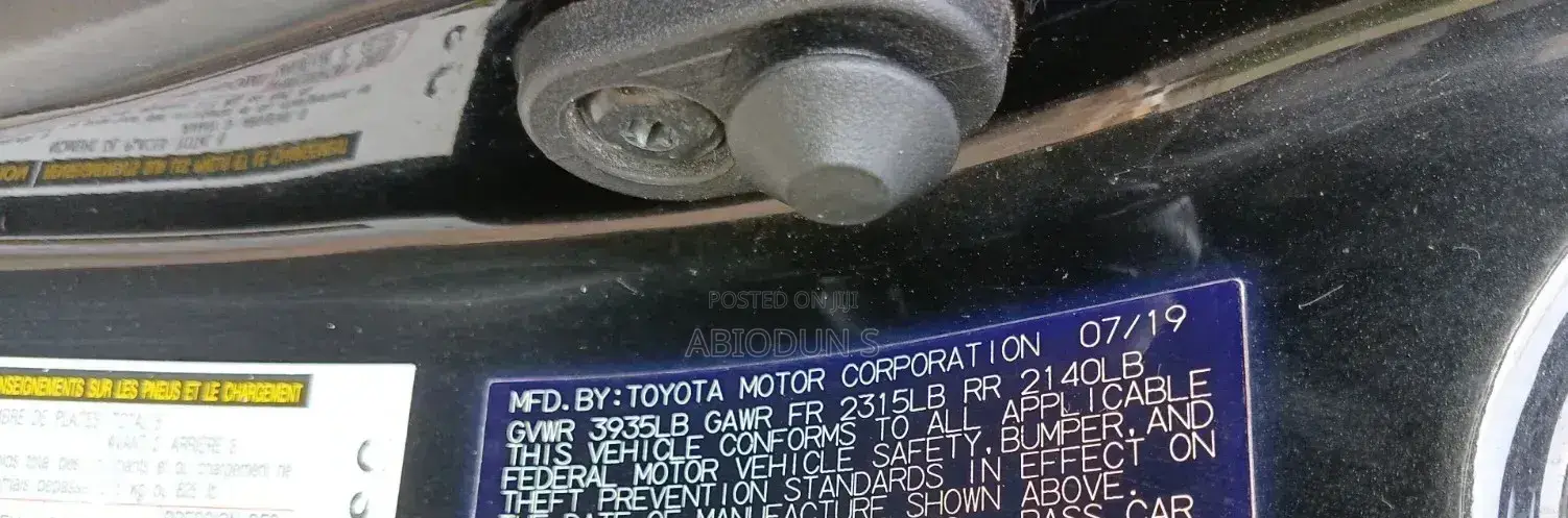 Toyota Corolla XLE 2020 Black