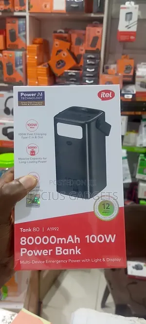 Itel 80000mah Powerbank Tank 80