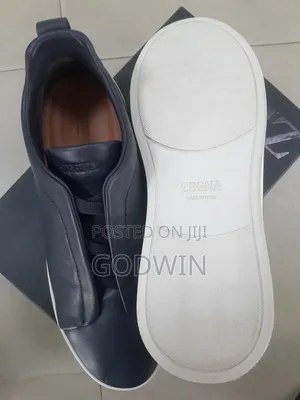 Zegna Triple Stitch Italian Designer Sneakers - Size 47