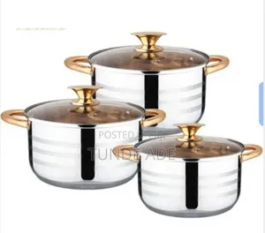 Nonstick Induction Stainless Steel Pot (20,22,24CM)
