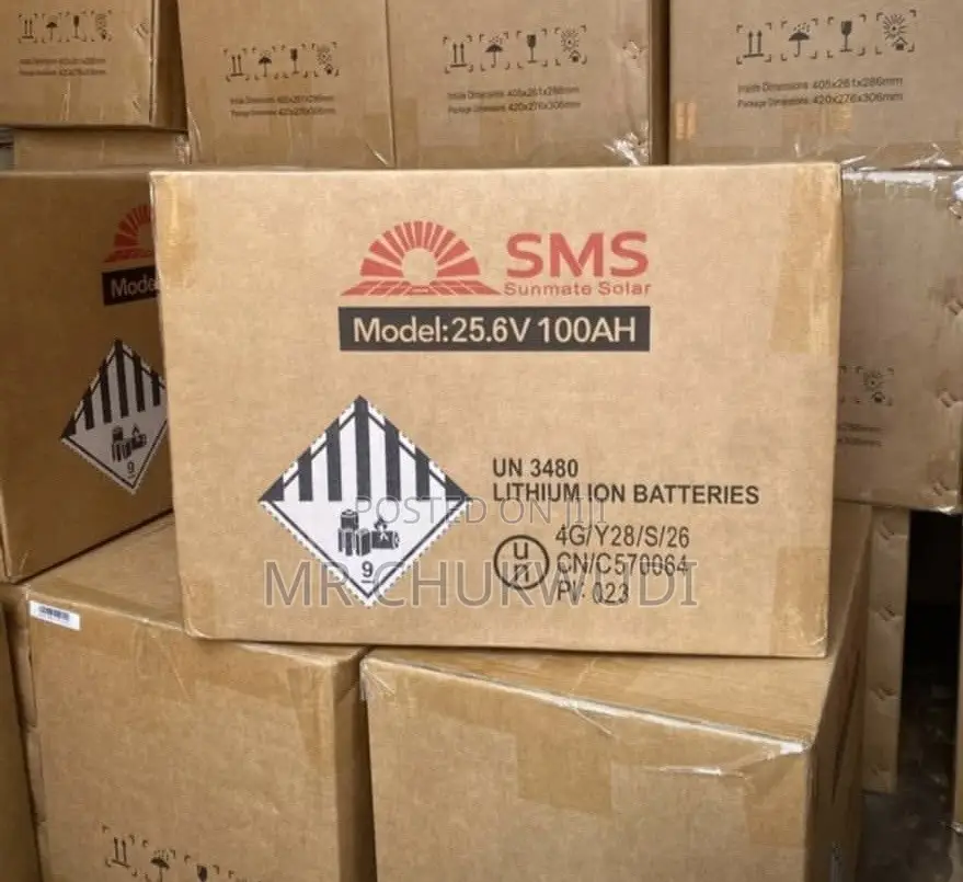100ah 25.6v SMS Solar Lithium Batteries Is Available