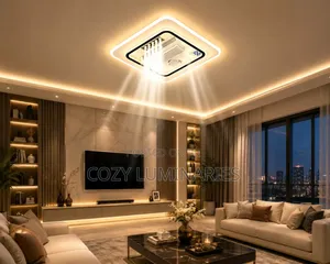 Ceiling Light With Fan