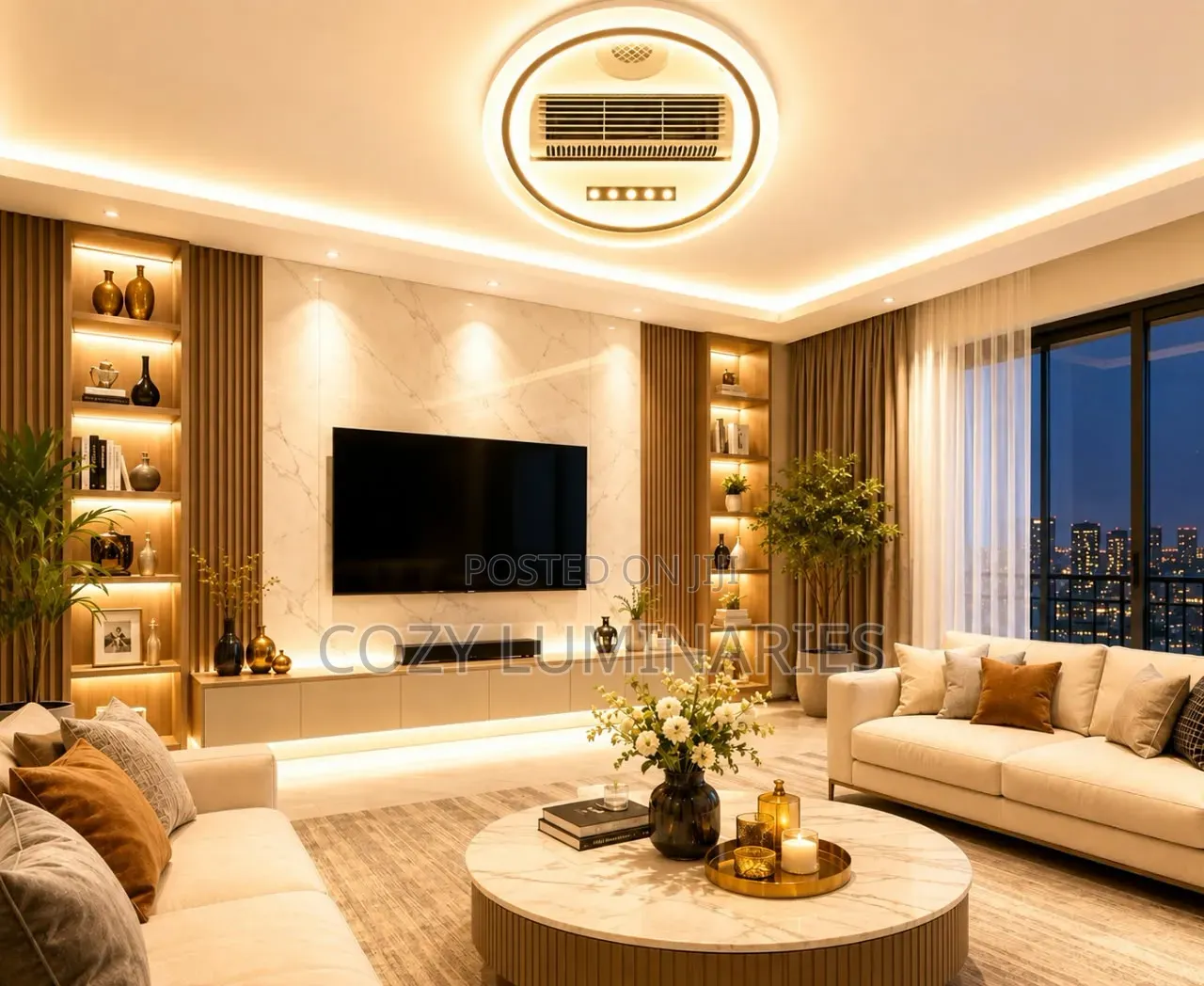 Ceiling Light With Fan