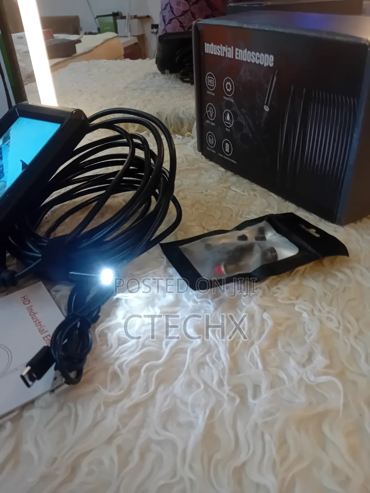 Endoscope Camera With Light, 1920P HD Borescope Tools(16.5FT)