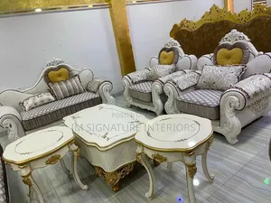Luxury Crown Royal Sofa Set