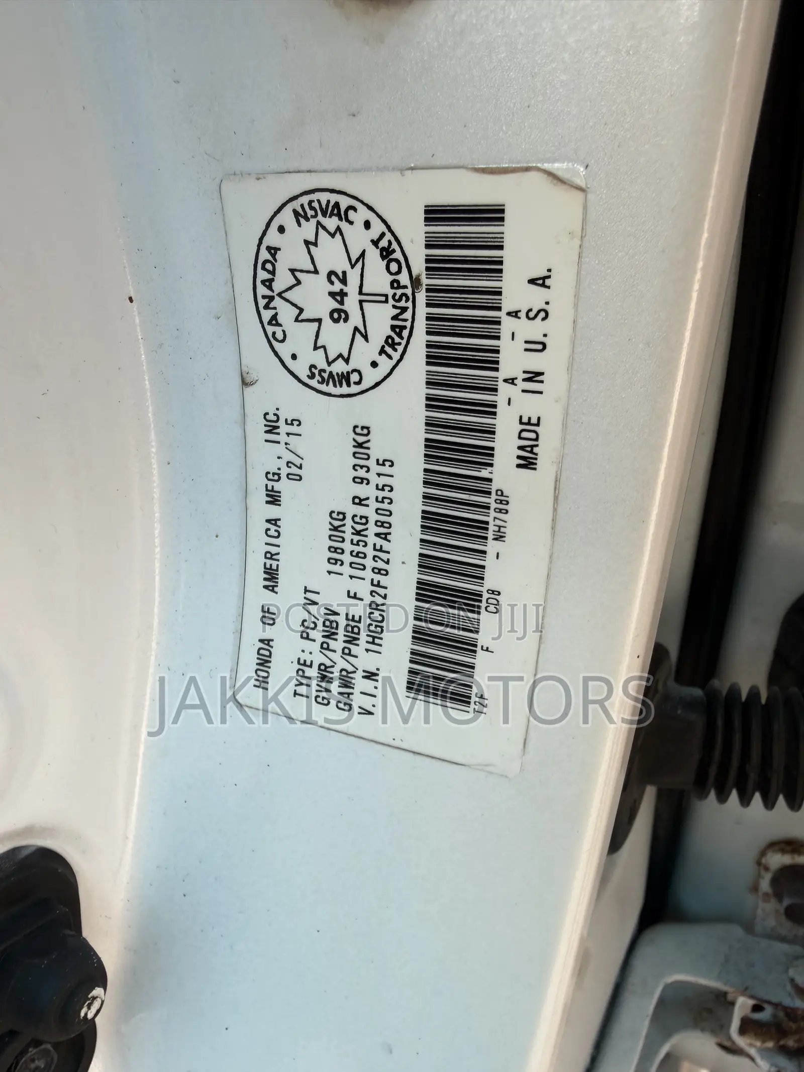 Honda Accord 2013 White