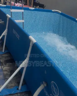 Intex Above Ground Pool (4.50m × 2.20m X 84cm) (15ft X 7ft X 33")