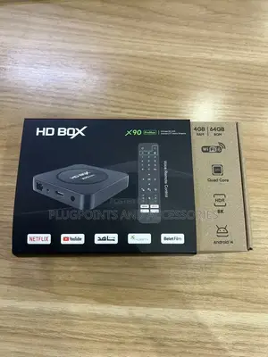 Andriod Hd TV Box X90 Promax 4gb Ram | 64gb Rom Voice Remote Control