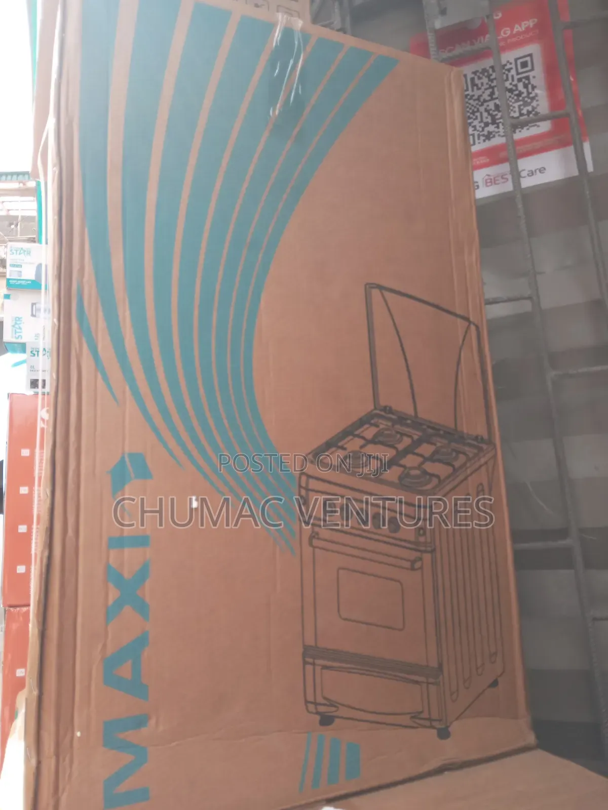Maxi 4 Bourner Cooking Gas.