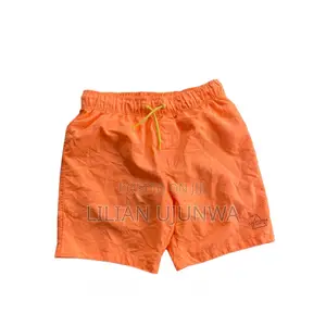 Orange Swim Shorts Kids Age 10-13 California Beach Thrift