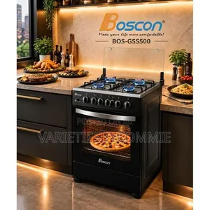 Boscon 4-Burner Standing Gas Cooker With Oven