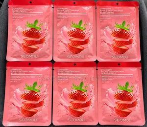 SEOMOU Strawberry Bounce Smoothing Face Mask – 25ml