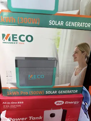 Meco 1kWh Pro (500W) Portable Solar Generator With Lithium Battery