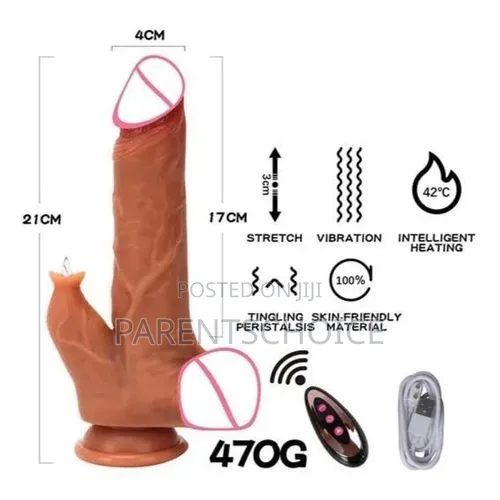 Wireless Remote Control Realistic Dildo Vibrator for Women