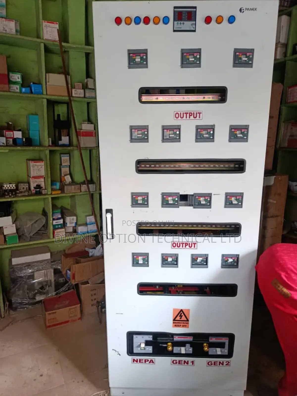 400amps Change Over Panel