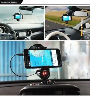 Multi Function Mobile Car Holder FM Transmitter MP3 Player