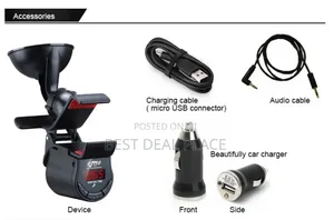 Multi Function Mobile Car Holder FM Transmitter MP3 Player