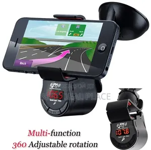 Multi Function Mobile Car Holder FM Transmitter MP3 Player