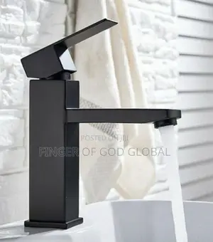 Black Modern Basin Faucet