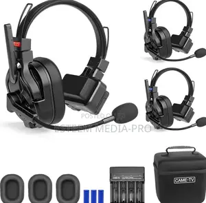 CAME-TV KUMINIK8 PRO 1.9GHz Full-Duplex Wireless Headset - 3 Pack