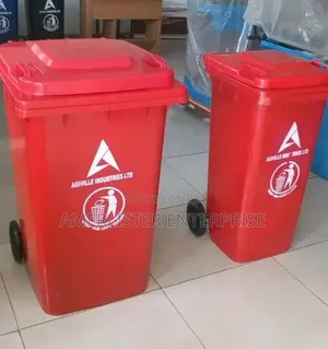Red Colour 240 Waste Bin Bucket 