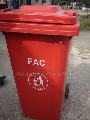 Red Colour 240 Waste Bin Bucket 