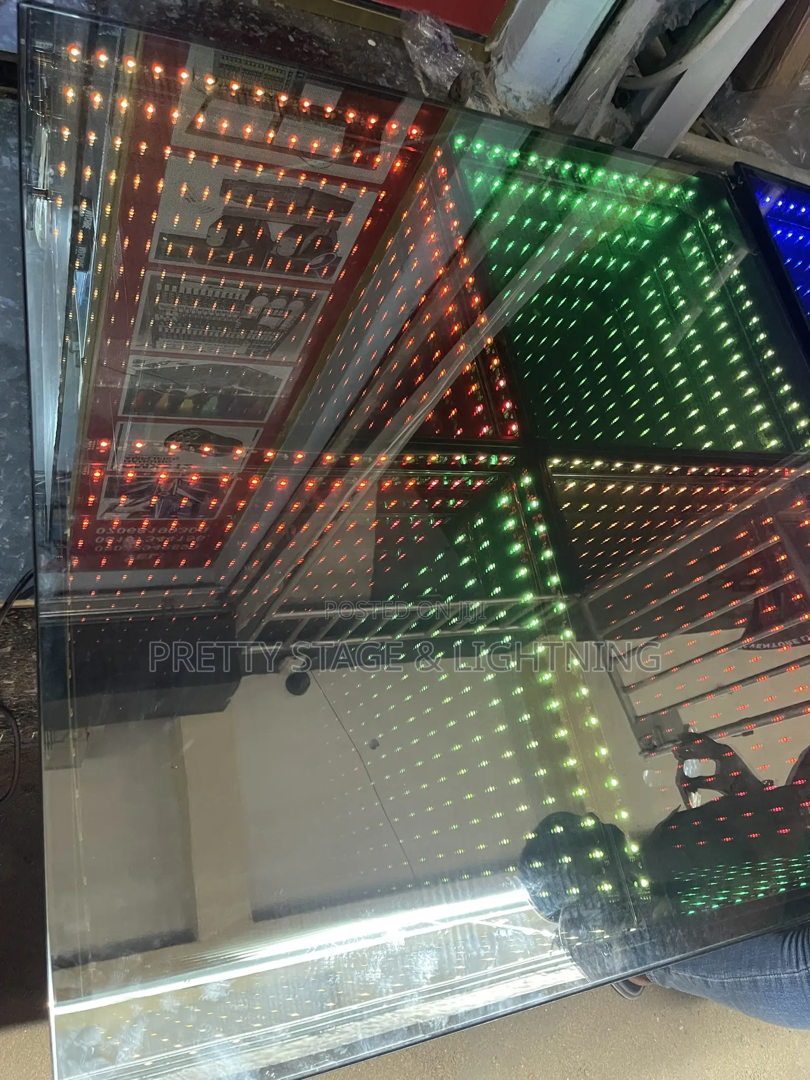 3d Led Mirror Dance Floor