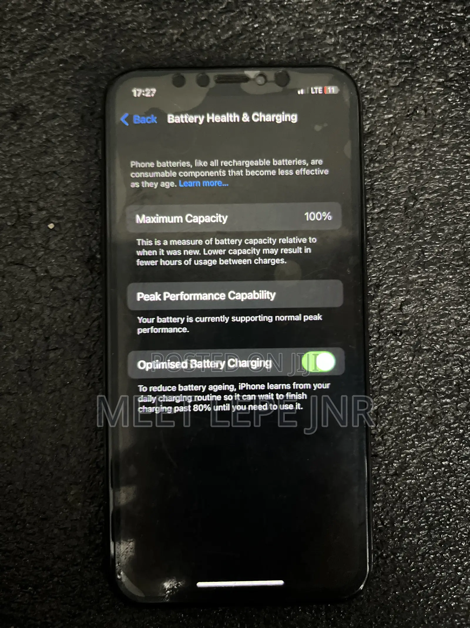 Apple iPhone X 64 GB Black