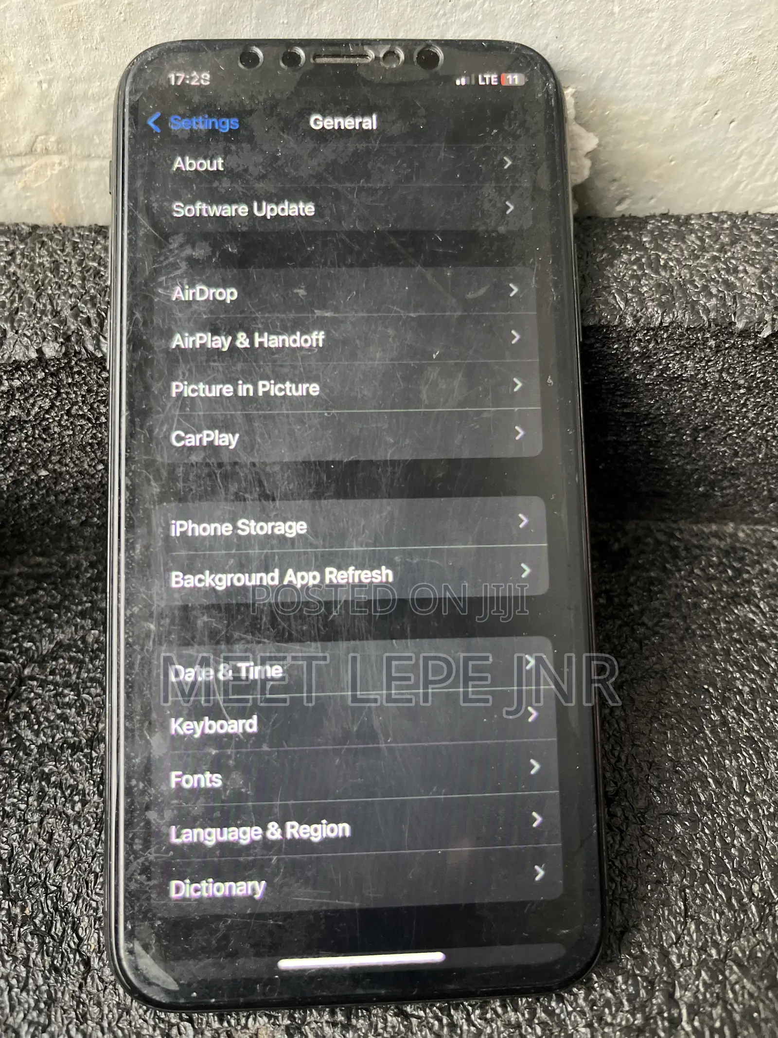 Apple iPhone X 64 GB Black