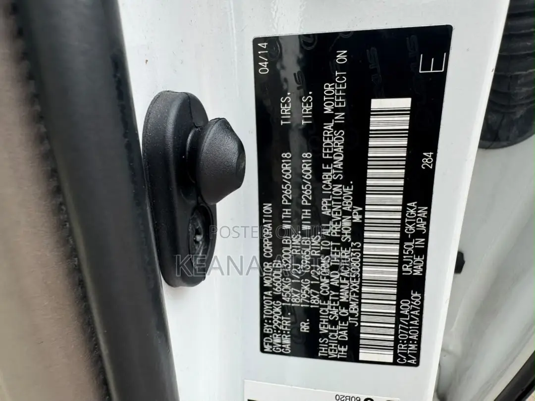Lexus GX 2014 White