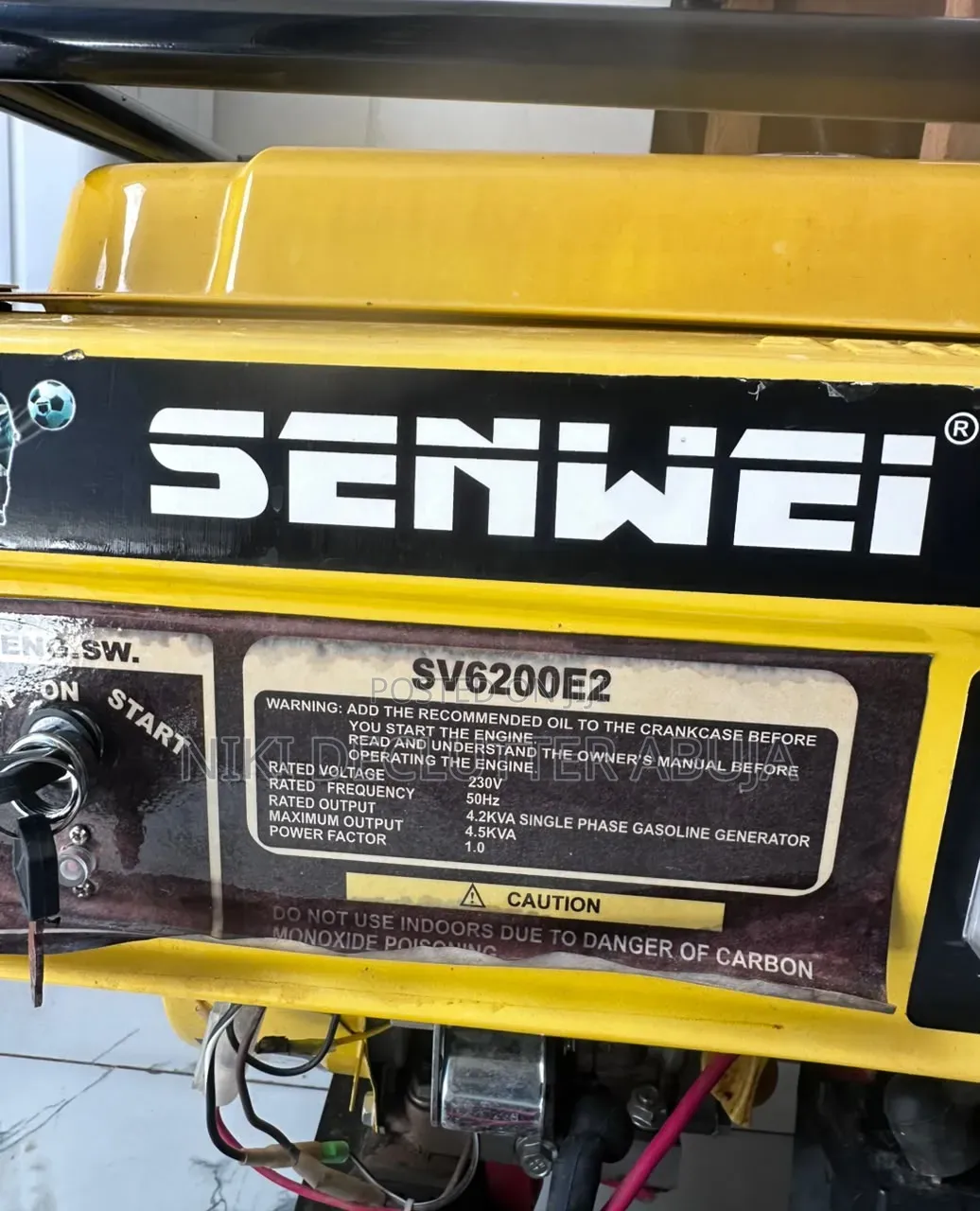 Senwei Generator 4.5kva