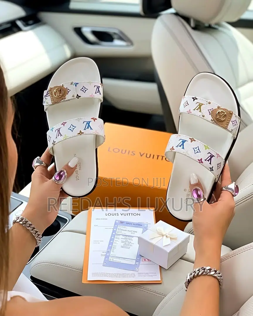 Louis Vuitton Double Strap Flat Slides