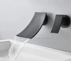 Wall-Mounted Waterfall Bathtub and Basin Faucet