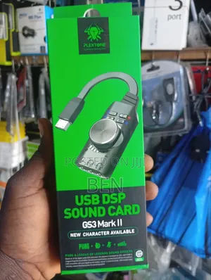 Generic Plextone Gs3 Mark !! USB DSP Sound Card Adapter
