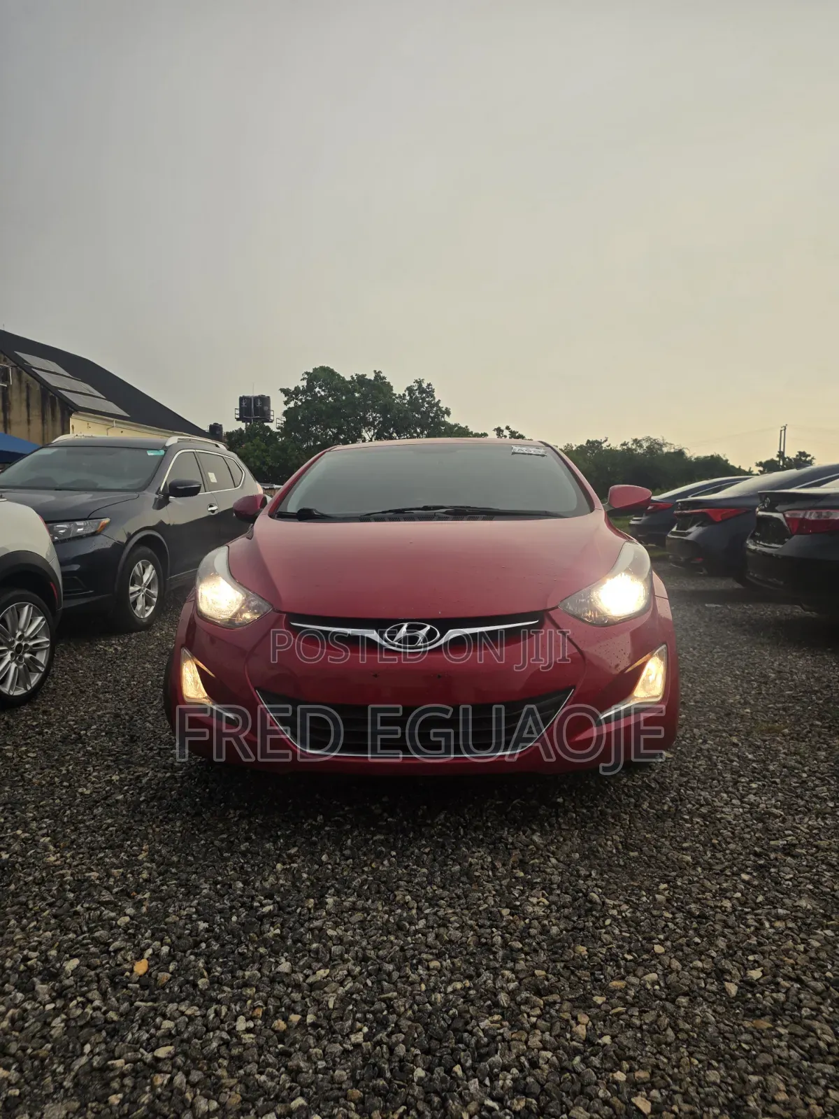 Hyundai Elantra 2014 Red