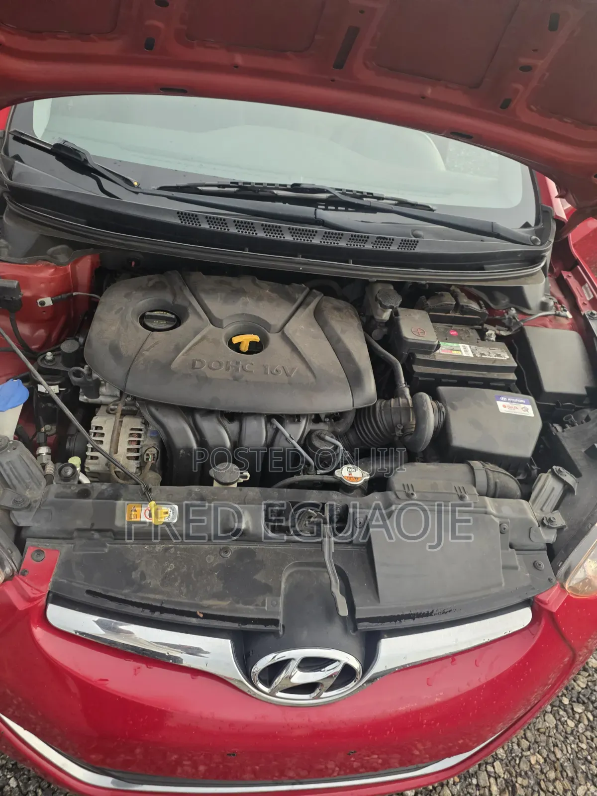 Hyundai Elantra 2014 Red